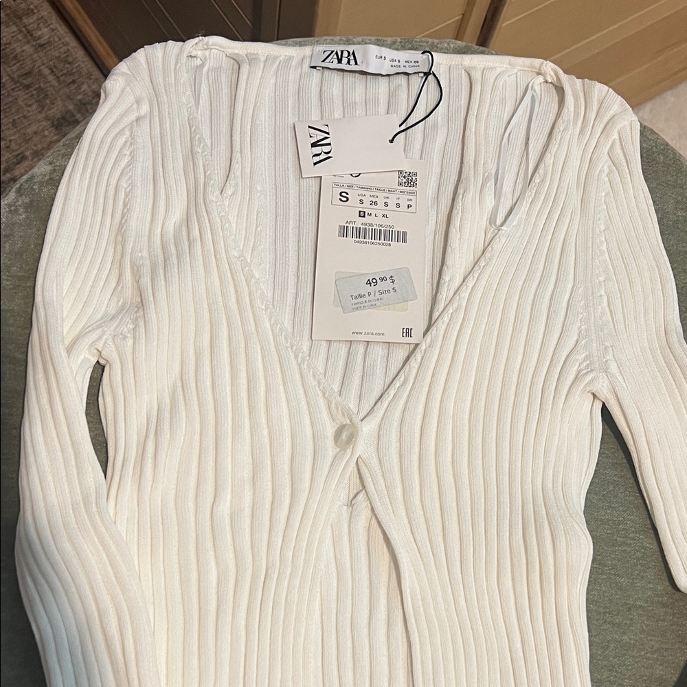 Zara halter Ribbed Sweater - Picture 2 of 3